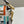 BAGUETTE CANVAS 27 BAG WHITE STRAP WITH MULTICOLOUR EMBROIDERY GOLD HARDWARE