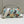BAGUETTE CANVAS 27 BAG WHITE STRAP WITH MULTICOLOUR EMBROIDERY GOLD HARDWARE