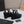 SL TRIBUTE WEDGE SANDALS BLACK CALFSKIN