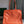 HARDY PM BAG 40 IN ORANGE GOYARDINE CANVAS AND TAURILLON LEATHER TRIM