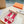 HM 25 Oran Sandal Dark Red Calfskin White Denim