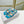 Jimmy Sandals In Blue Turquoise Glossy Cowhide 587681