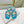 Jimmy Sandals In Blue Turquoise Glossy Cowhide 587681