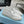 PRA OSTRICH PATTERN LOAFERS WHITE CALFSKIN