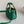 MINI LADY 19 IN FOREST GREEN LAMBSKIN