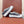 WALKN CD WHITE DEEP BLUE OBLIQUE EMBROIDERY CANVAS
