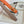 HM Gold Mors H buckle & Reversible 24 mm belt Orange Beige Leather 125355
