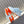 HM Giga 50 Sneaker Peaceful Blue Canvas White Goatskin Orange