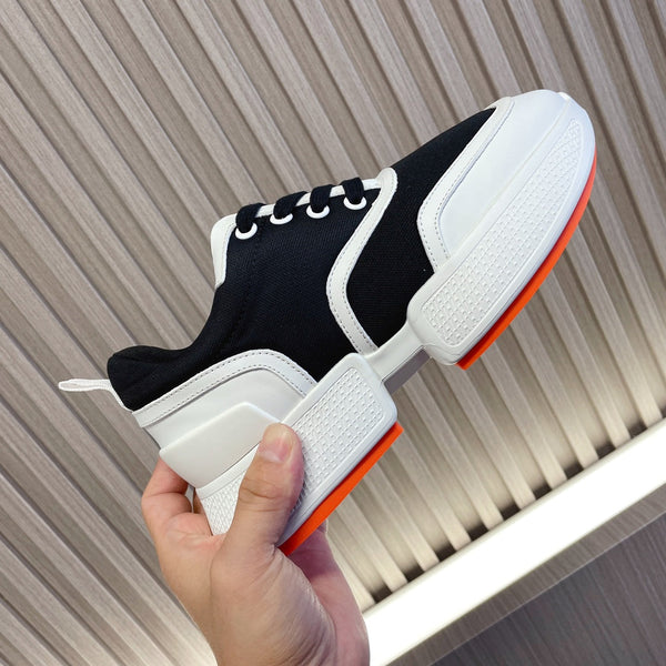 GIGA SNEAKER BLACK MIX WHITE SUEDE