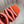Sprightly Charms Sandal Piana Slippers Orange Pink Maroon Calfskin