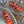 Sprightly Charms Sandal Piana Slippers Orange Pink Maroon Calfskin