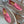lp dot sole walk loafer pink red suede