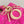 MEDIUM LADY 20 HANDBAG IN HOT PINK LAMBSKIN
