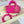MINI D-JOY BAG 17 IN HOT PINK LAMBSKIN