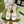 GG HIGH - HEEL SANDAL WHITE FABRIC ATTACH BOW