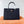 Versace Black Denim Canvas Tote Bag 40 With Cowhide Handle 175560