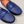 HM Men's Loafer Navy Blue Cowhide 557564