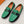 HM Men's Loafer Green Cowhide 557570