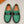 HM Men's Loafer Green Cowhide 557570