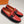 HM Men's Loafer Red Cowhide 557572