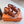 HM ELECTRIC CROCODILE MOTIF SANDAL CIDER CALFSKIN
