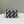 FENDI 19 BAGUETTE BAG IN BLACK MIX WHITE CANVAS WITH GOLD HARDWARE