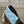 coussin pm 26cm cloud blue white monogram empreinte calfskin