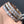H Enamel Bangle White Gray Bracelet
