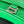 CRUSH CHAINED BAG 25 IN GREEN QUILTED CRUSHED CALFSKIN SILVER HARDWARE