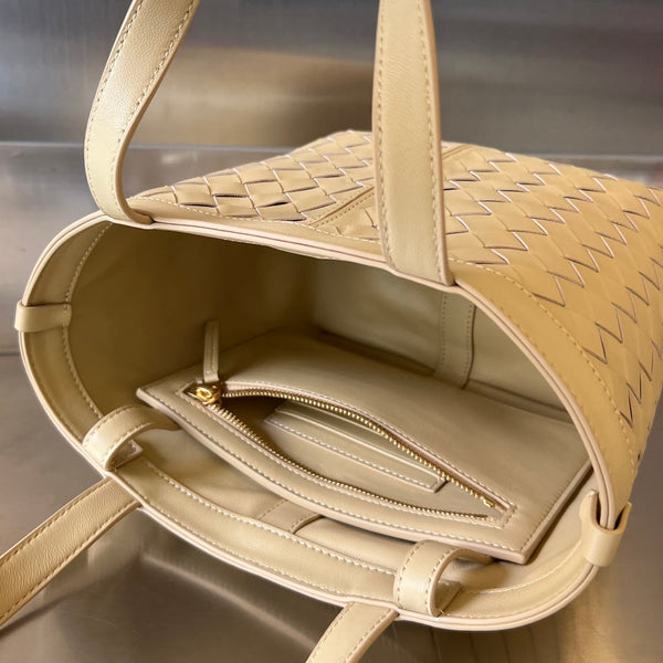 FLIP FLAP 23 BAG IN BEIGE LAMBSKIN