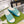 GC 25 Interlocking G 50mm Slide Sandal Sky Blue White Cowhide 292385