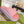 GC 25 Interlocking G 50mm Slide Sandal Pink Cowhide 292386