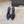 CROSS STRAP HIGH HEEL IN BLACK SILK GOLD CHAIN