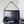 BB SOFT FLAP BAG 36 IN BLACK PEACH CALFSKIN SILVER HARDWARE