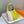 HM PICOTIN LOCK 22 WHITE AND CHARTREUSE TOGO LEATHER