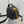 CD Oval camera bag 18 black cowhide leather