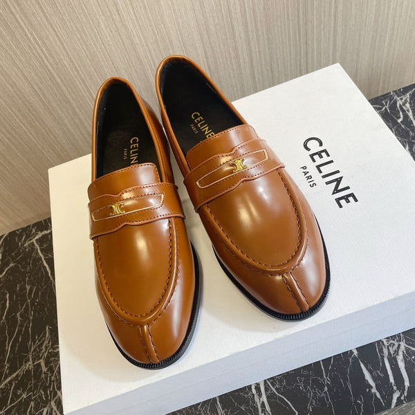 CE 26s Malaquais Loafers Tan Brown Polished Leather 944359