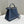 PEEKABOO ISEEU 27 IN BLUE BAYOUX INTERLACED CALFSKIN SILVER HARDWARE