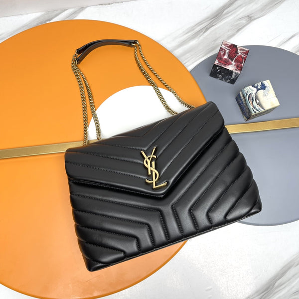 YSL Large Loulou Bag 31cm Black Lambskin GHW