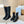 CD High Boots Black Calfskin