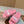FURRY SLIDES IN PINK CURLY SHEARLING