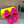 FENDI BAGUETTE SLIDE SLIPPERS IN DEEP PINK WOOL