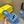 FENDI BAGUETTE SLIDE SLIPPERS IN CERULEAN BLUE WOOL