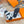 chypre sandal white black calfskin black thread embroidered