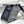 HM JYPSIERE SHOULDER BAG 23 IN NAVY BLUE CALFSKIN SILVER HARDWARE