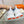 HM Giga 50 Sneaker Light Blue Canvas White Goatskin Orange