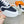 HM Giga 50 Sneaker Navy Canvas White Goatskin Orange