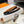 HM FOCUS BUCKLE & REVERSIBLE BLACK AND ORANGE LEATHER STRAP 13MM COPPER HARDWARE