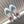 HM Giga 50 Sneaker Grey Canvas White Goatskin Orange
