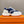 HM Giga 50 Sneaker Blue Canvas White Goatskin Orange
